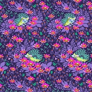 Whos Your Dandy in Glimmer Tula Pink Tiny Beasts for Free Spirit Fabrics PWTP182; 100% woven cotton quilting fabric