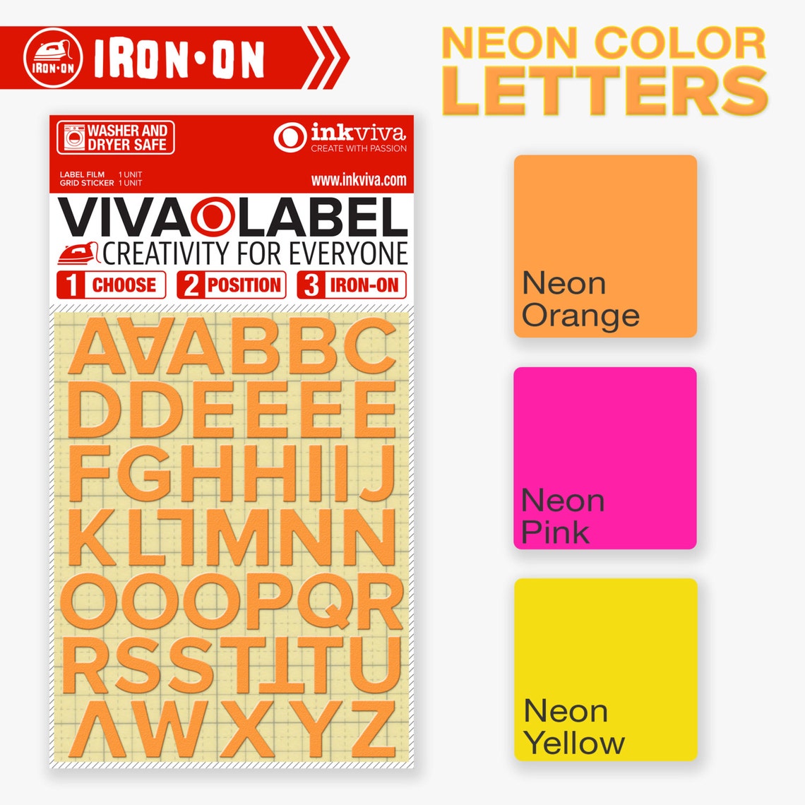 Heat Transfer Letters / Custom Heat Transfer / Iron On Label / Etsy