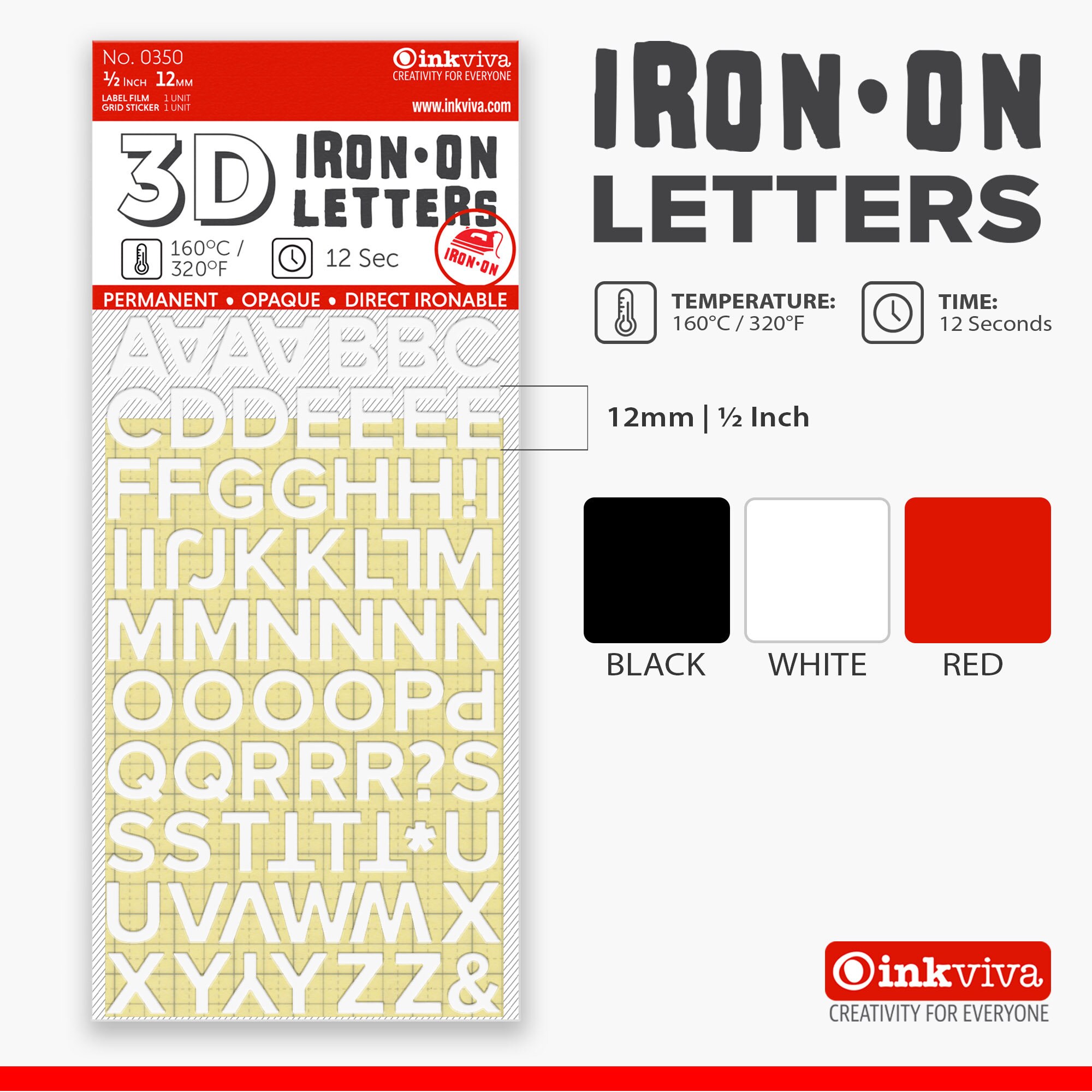 Iron On Lettering / Iron On Letters / Iron On Label / Heat Etsy