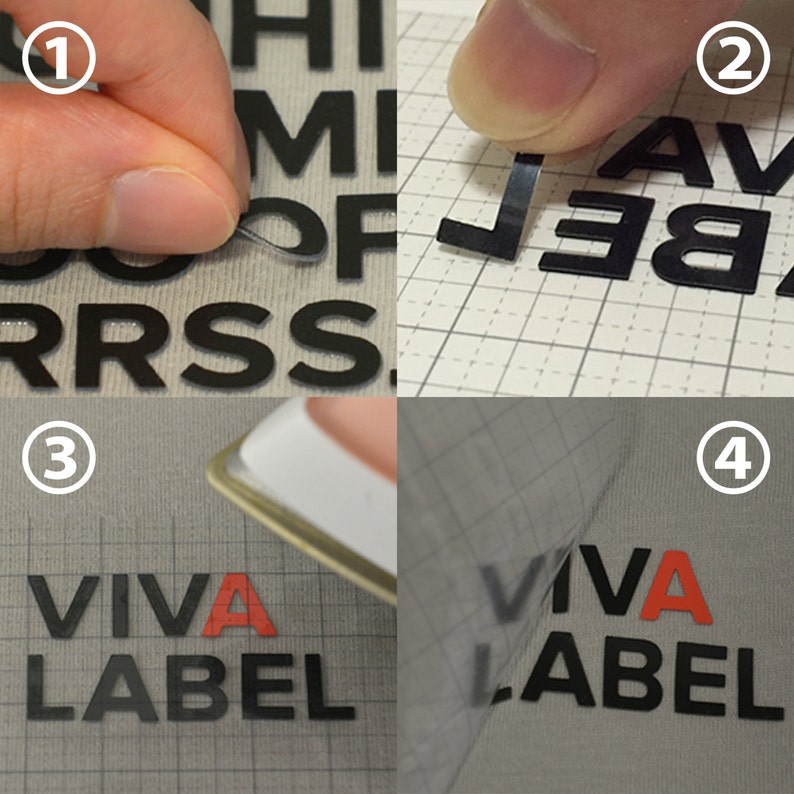 Heat Transfer Letters / Custom Heat Transfer / Iron On Label / Etsy