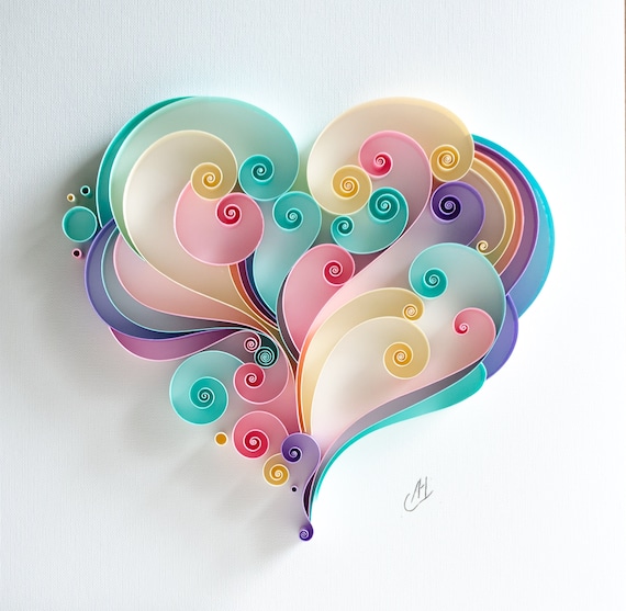 How to Make 3 Super Simple Quilling Paper Hearts, Valentine's Day Crafts
