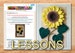 Two Quilling Lessons Demo PDF Art Tutorial  Digital Book - Sunflower Flowers Leaves Yellow flowers Pink bells Tutorial in handmade. 
