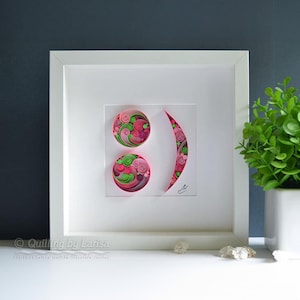 Quilling Paper Art - Smile. Don&#39;t forget to smile :) / Wall art / Home decor / Birthday gift