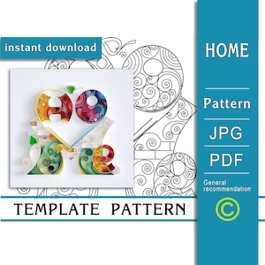 Inicio / Arte con papel quilling / SOLO Plantilla / SOLO Patrón / Recomendaciones generales con video subtitulado / Descarga instantánea / (0/44)