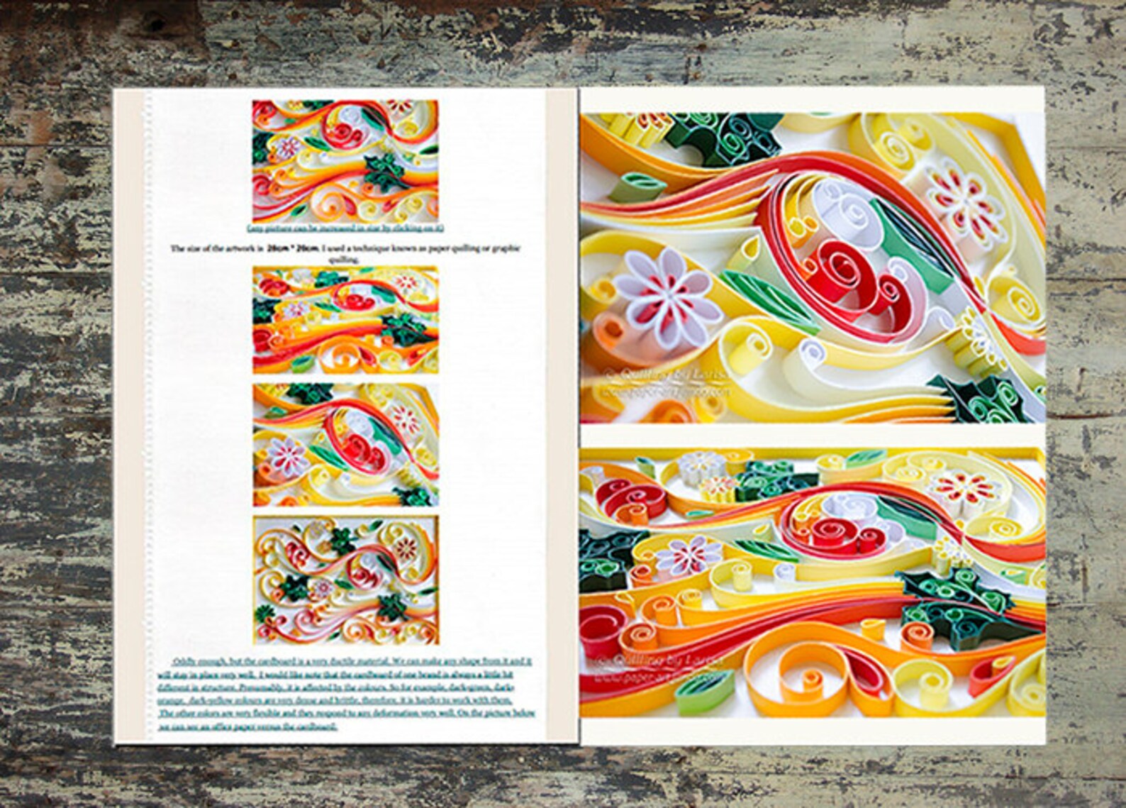 3 Quilling Lessons for Beginners Digital Tutorial/book Etsy Australia