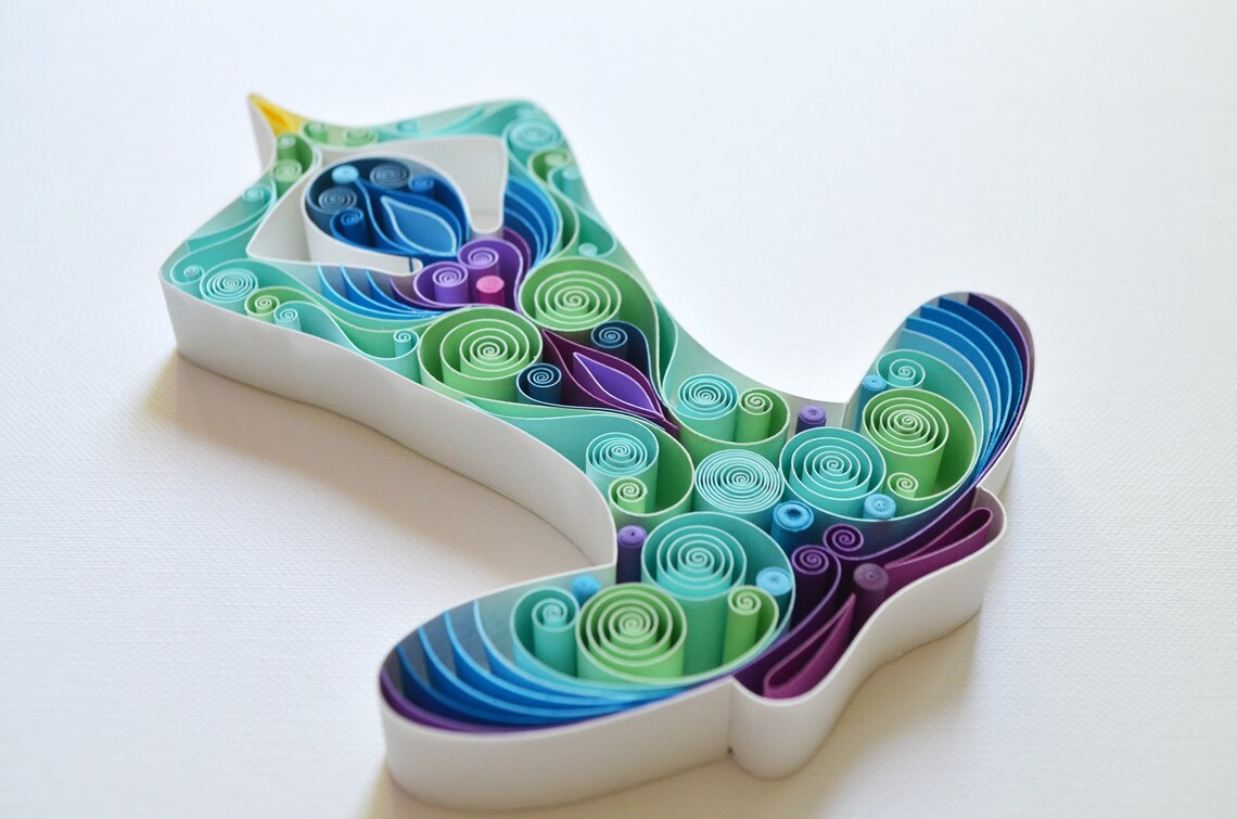 Yoga Paper Art Yoga Pose Lotus Art Quilling Yoga Etsy