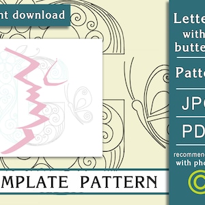 Mariposa G/ Arte en papel quilling/ SOLO Plantilla/ SOLO Patrón/ Recomendaciones generales con video con subtítulos/ Descarga instantánea/ (9/56)