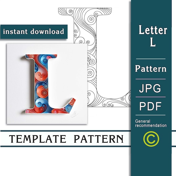 Letter L Design Template