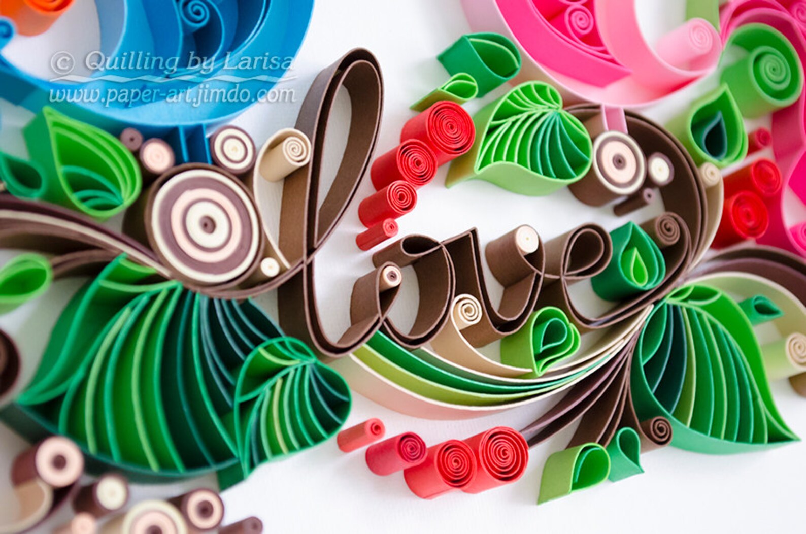 Quilling wall art Quilling art Paper quilling Love Birds Etsy
