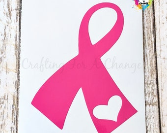 Cancer, Awareness Ribbon, Cancer Awareness, Ribbon, Support, Breast Cancer, Survivor, Fighter, Hope, Warrior, Decal