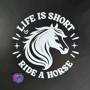 Horse, Horses, Country, Cowgirl, Rodeo, Farm, Ranch, Country Girl, Car Decal, Truck Decal, Decal, Vinyl Decal, Vinyl Sticker, Sticker