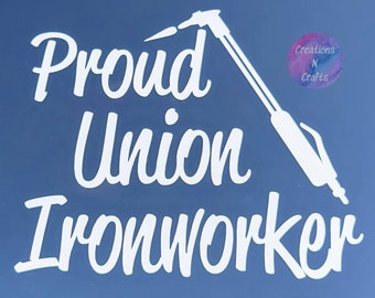 Ironworker, Ironworkers, Union Ironworker, Union, Decal, Decals