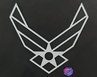 USAF, Air Force, Wings, Airman, Military, America, American, Patriotic, Decal, Gift