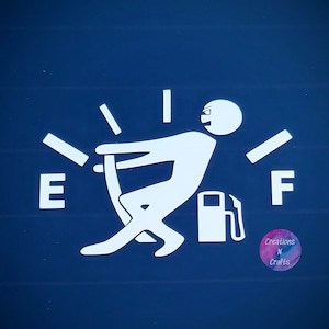 Funny, Humor, Gas, Fuel, Decal, Car Decal