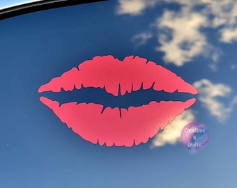 Kiss, Lips, Lipstick, Kissy, Decal