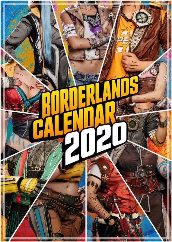 Borderlands cosplay calendar 2020 Etsy