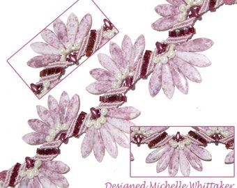 Tutorial per bracciale con petali floreali in micro macramè PDF