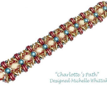 Charlotte's Path Bracelet Needlework Tutorial PDF