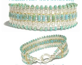 Twisted Path Wire Woven Bracelet Tutorial PDF