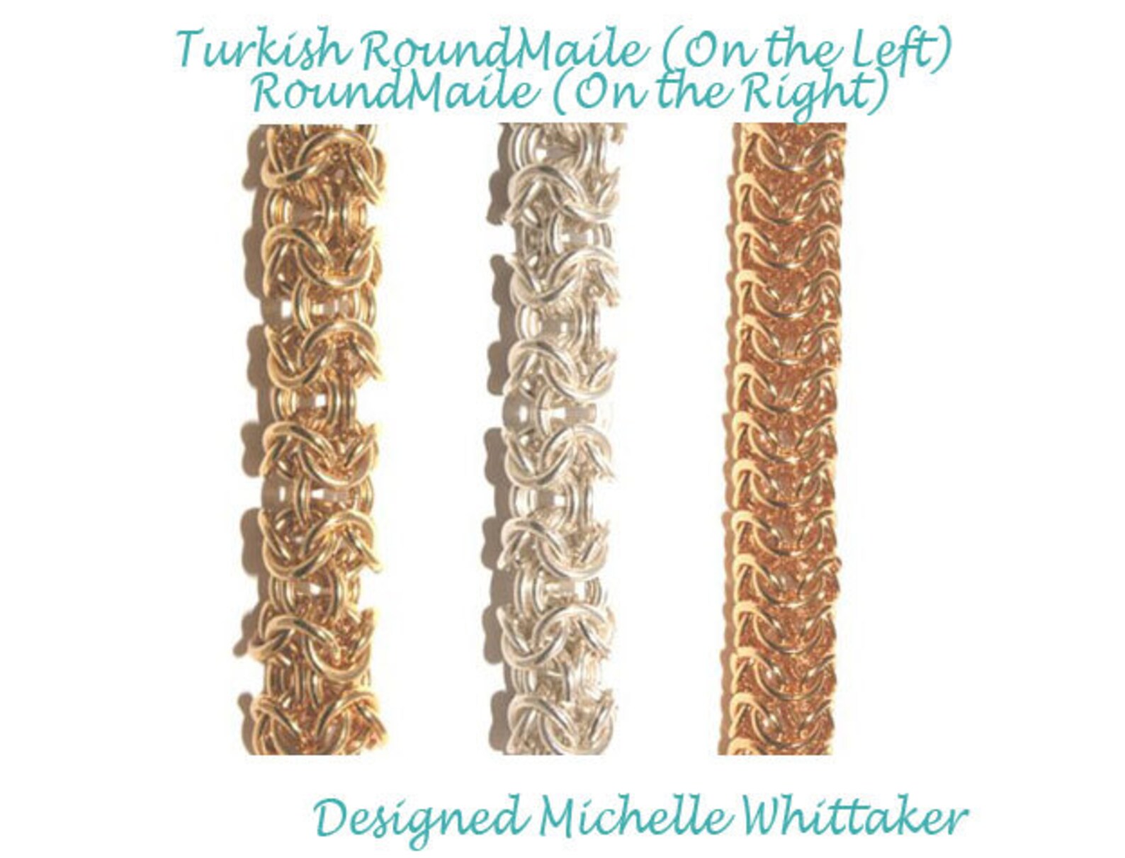 Turkish Roundmaille (+ Roundmaille) Weave Chain Maille Bracelet ...