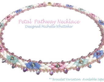 Petal Pathway Choker - (Series) Needlework Tutorial PDF