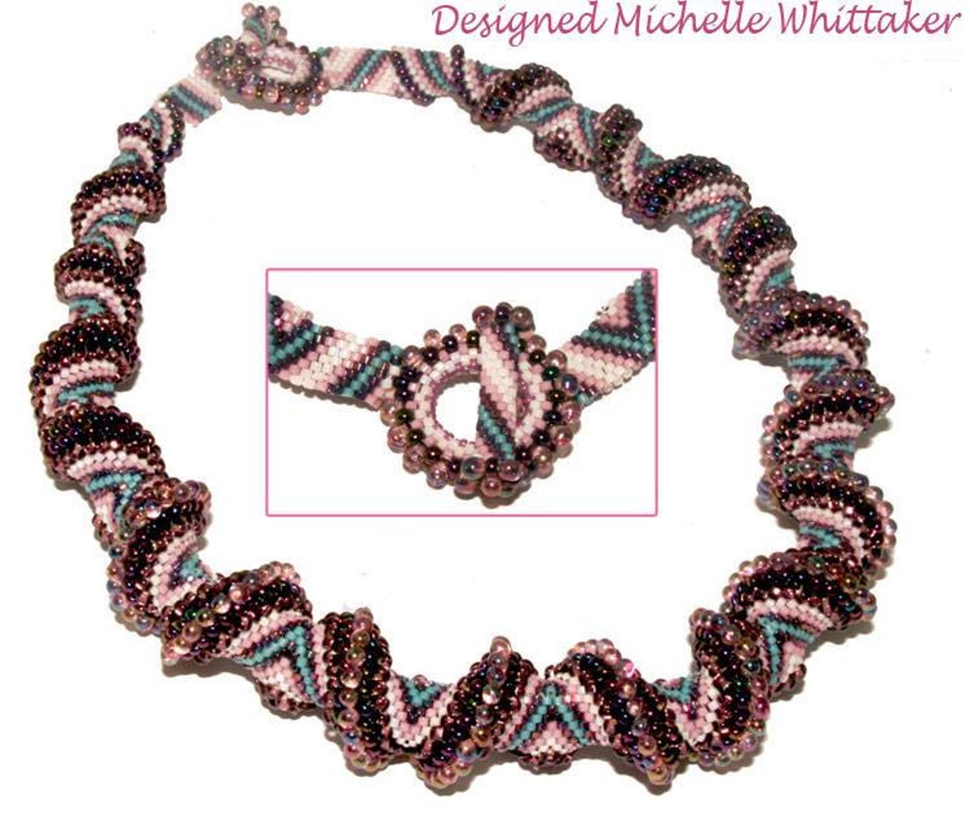 Reverse Graduated Cellini Spiral & Toggle Set Needlework Tutorial PDF ...