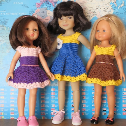 Vêtements pour poupée de 30 cms siblies de ruby red