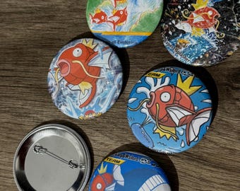 Magikarp  Pin Buttons set
