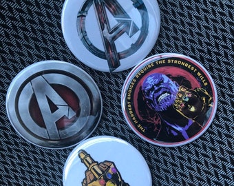 Avengers Thanos pin set