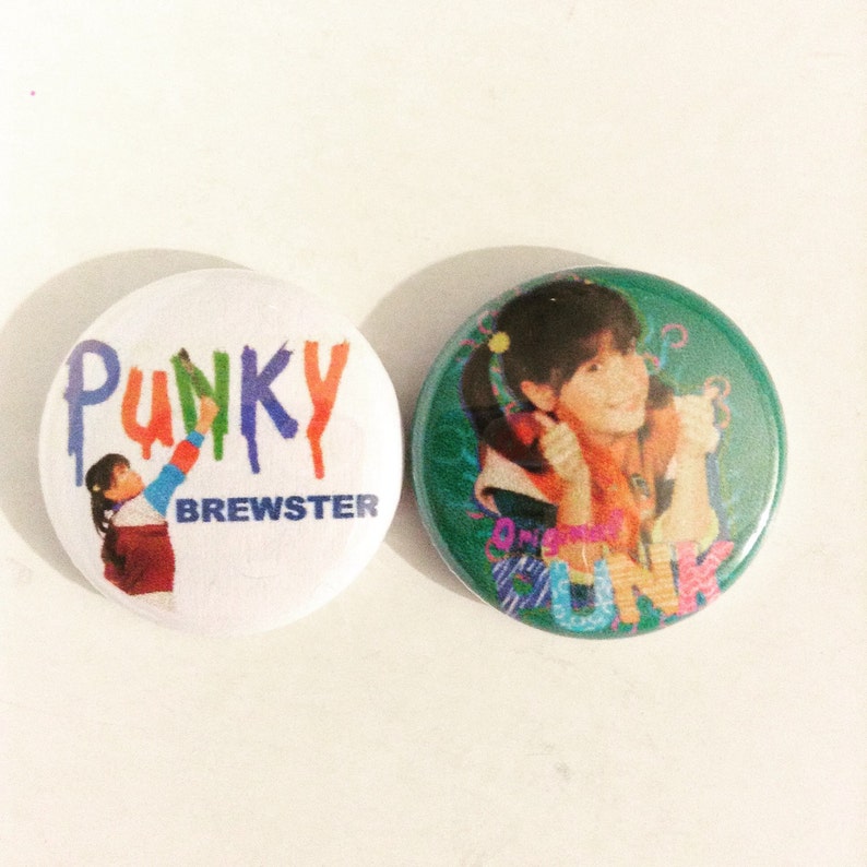 Punky Brewster Pin Button Set 1