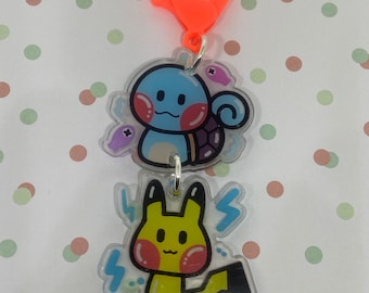 Pikachu squirrel Kawaii keiychain