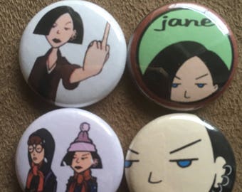 Daria Jane Pinback set 1"