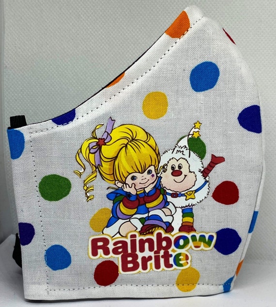 Rainbow Brite Face Mask Etsy