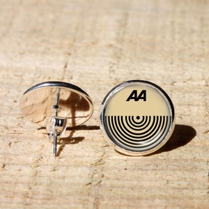 Handmade Drummer cymbals stud earrings, Drums earrings, hats drum acoustic, The Crash Cymbal, Gift, Hypoallergenic, nickel free gift