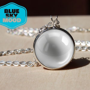 Handmade Billiard Ball Pendant Necklace: Pool Player Gift