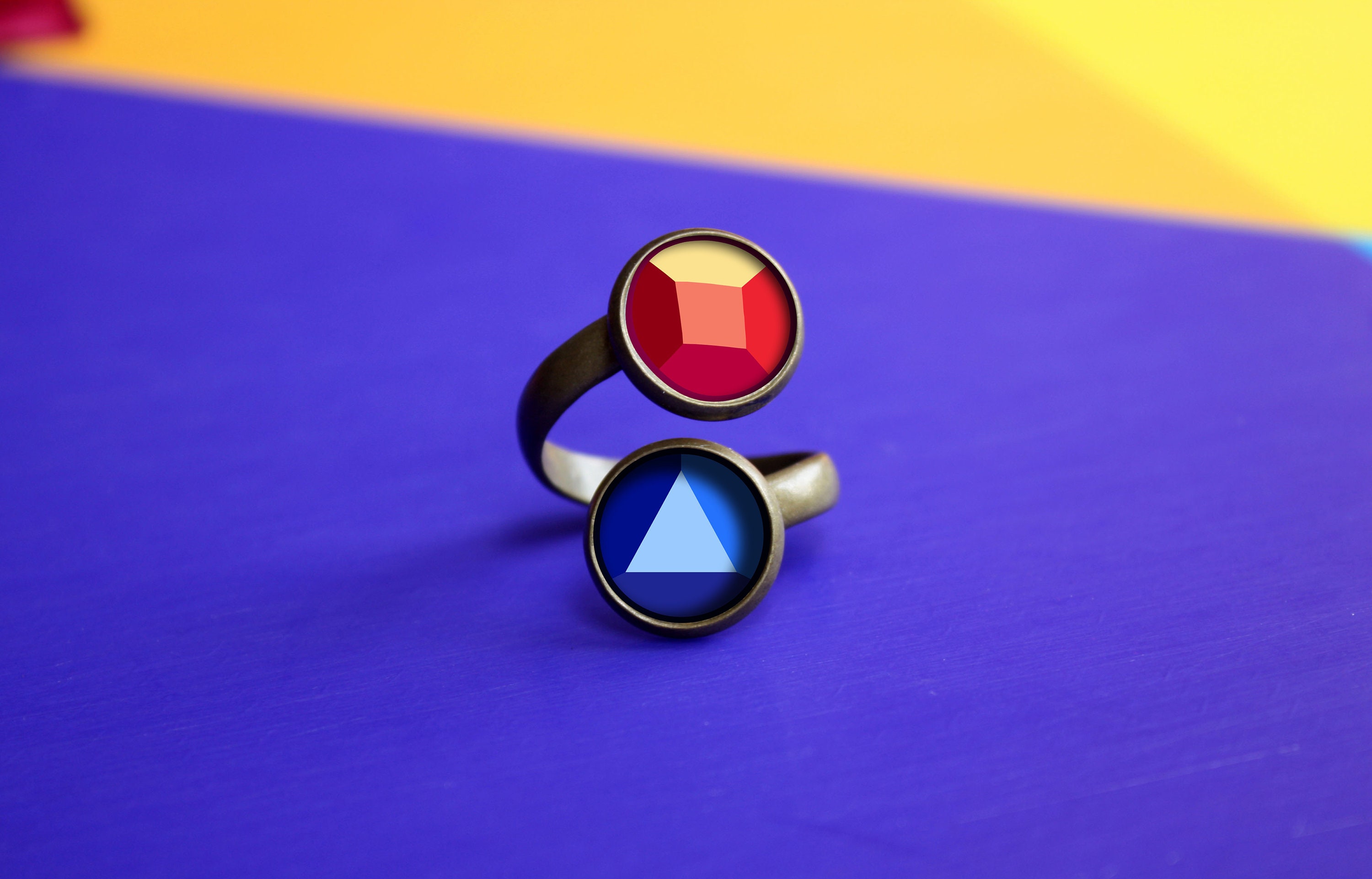 Anillos de rubí y zafiro steven universe hotsell