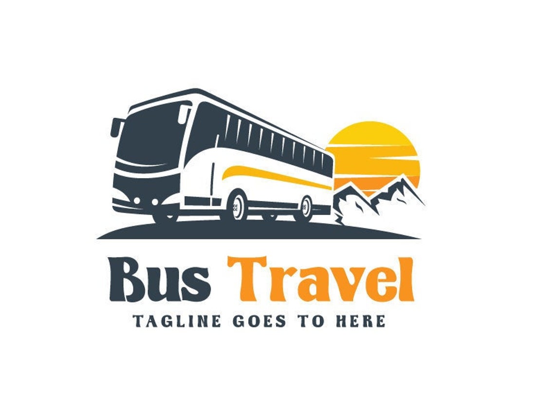 bus travel agency logo