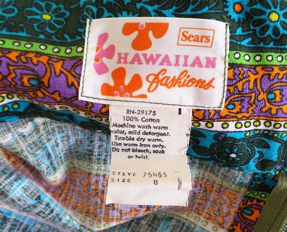 Vintage Sears Hawaiian Fashions Dress - Vintage S… - image 5