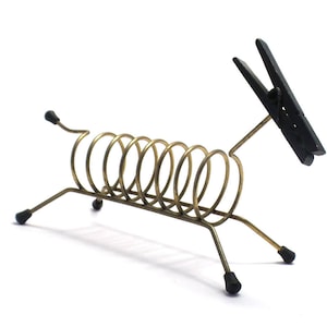 Vintage Coil Dog Letter Holder - Dog Lover Gifts - Retro Office