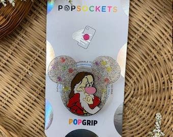 Grumpy Dwarf Inspired Phone Grip/Magnet/Pin