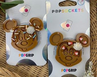 Mouse Ears Waffle Phone Grip Phone Grip/Magnet/Pin/Hair Clip