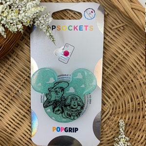 Toy Story Buzz and Woody Inspired Mouse Ears Phone Grip/Magnet/Pin/Hair Clip