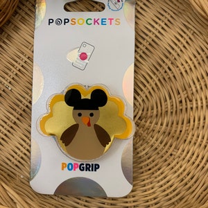 Thanksgiving Turkey with Mickey Ears Inspired Mouse Ears Sparkly Phone Grip