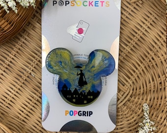 Mary Poppins Inspired Mouse Ears Phone Grip Phone Grip/Magnet/Pin/Hair Clip