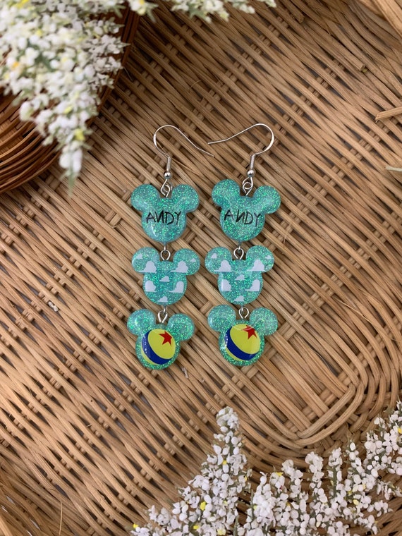Toy Story Inspired Tiered Dangle Earrings