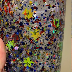 24 oz. and 16 oz. Starbucks Tumbler Toy Story Alien Inspired Floating Glitter Liquid Filled image 5