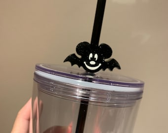 Large Mickey Bat Inspired Straw Topper