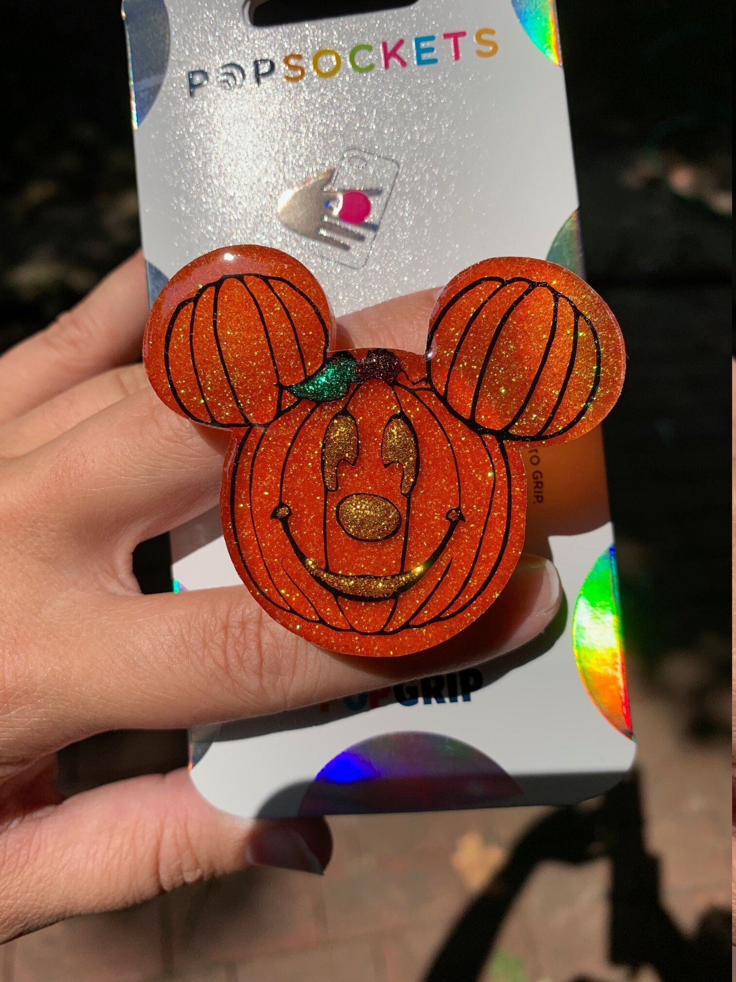 Mickey Mouse Pumpkin Pop Socket UK