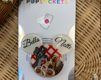 Lady and the Tramp Inspired Bella Notte Spaghetti and Meatballs Phone Grip/Magnet/Pin