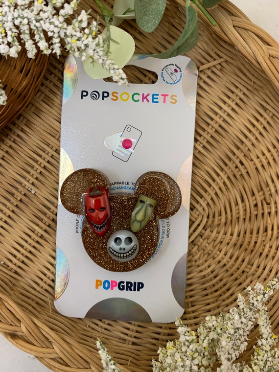 Lock Shock and Barrel Nightmare Inspired Mouse Ears Phone Grip Magnet Hair  Clip